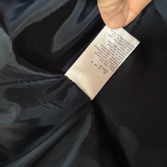 Silks by Joan Leslie Dark Blue Jacket Blazer‎ 12 - Picture 10 of 11